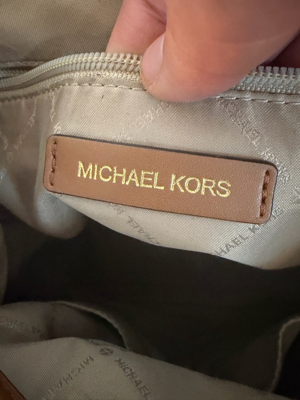 Michael Kors Beige Interior backpack bag - Picture 4 of 7